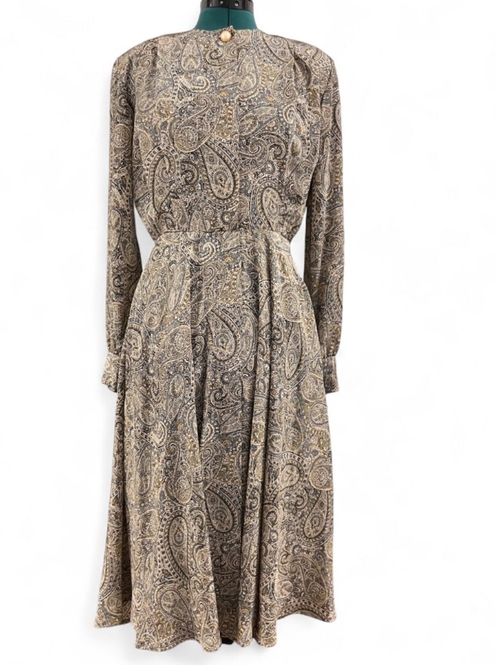BNWT VINtage Liz Claiborne Paisley Print Maxi Dress